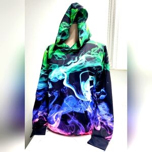 Kids Vibrant Multicolor Hoodie, XL